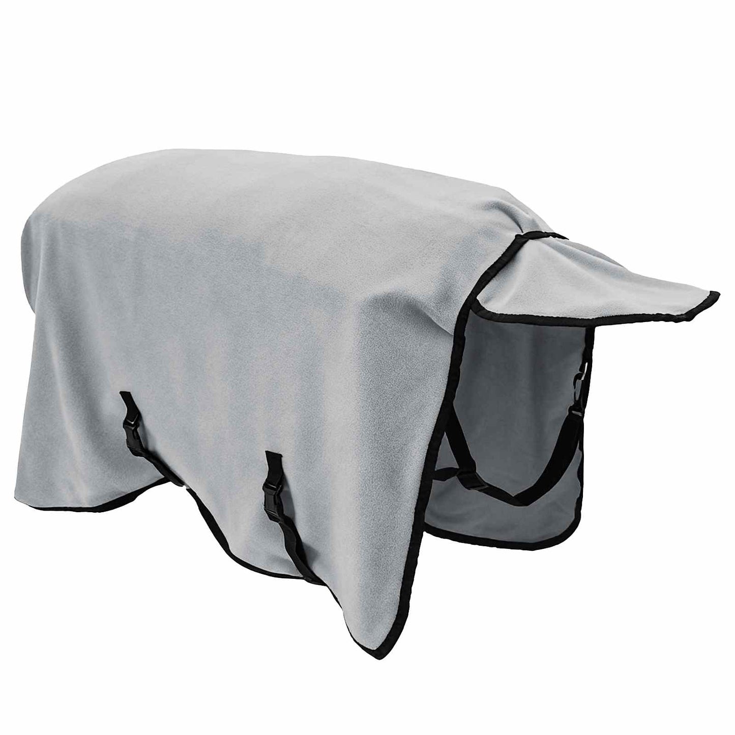 Hestepledd Full lys grå og rosa 115 cm Polyester