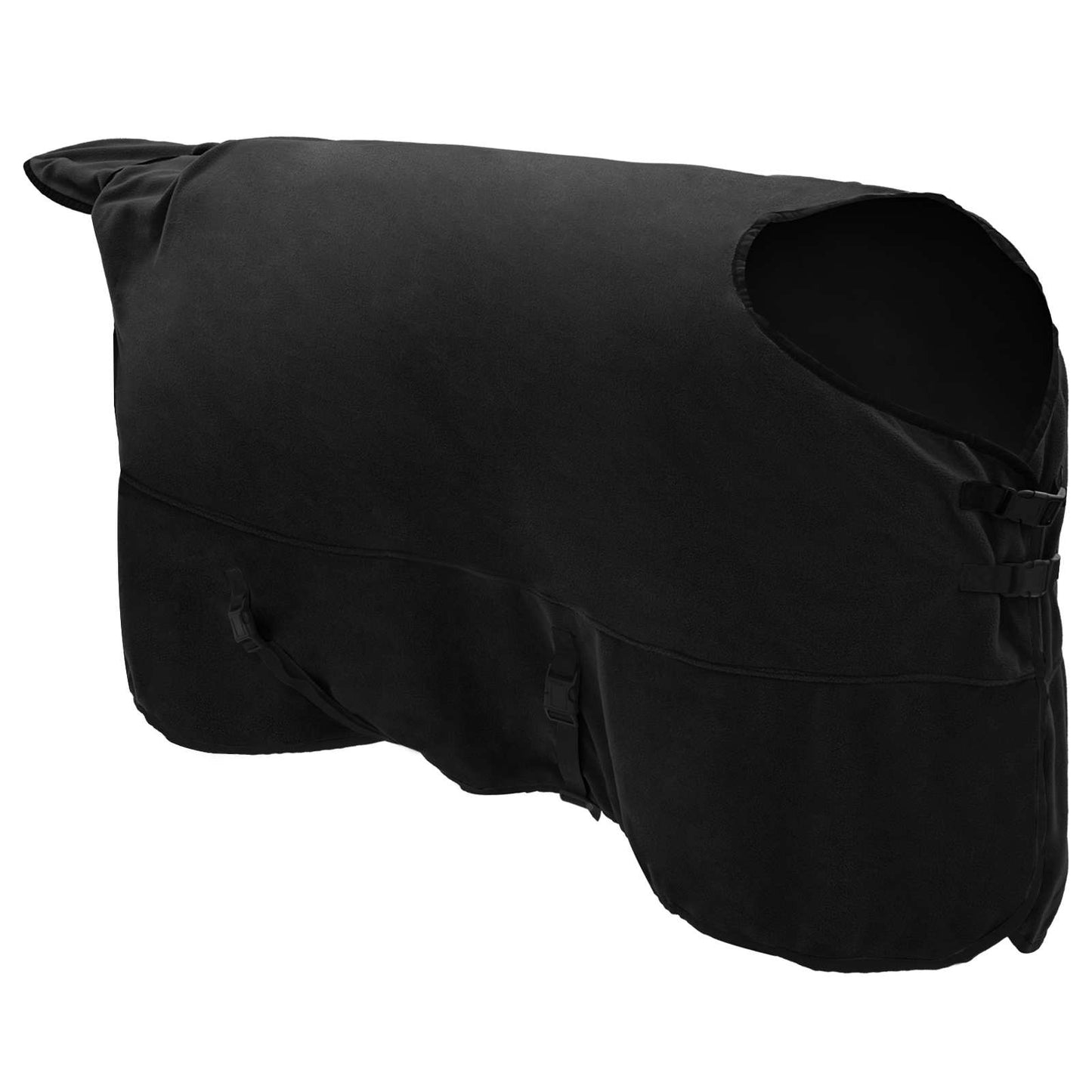 Hestepledd Svart 165 cm Polyester