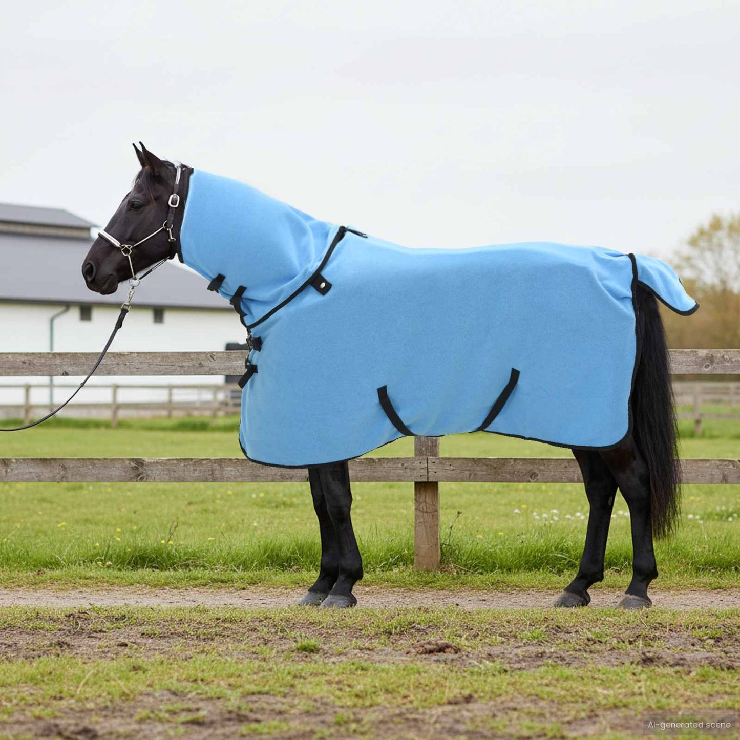Hestepledd Full aqua 75 cm Polyester