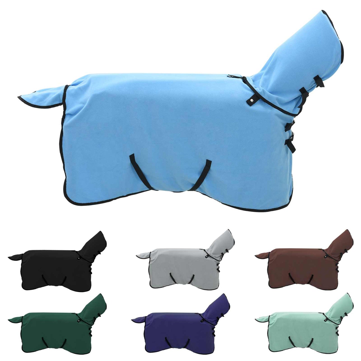 Hestepledd Full aqua 75 cm Polyester