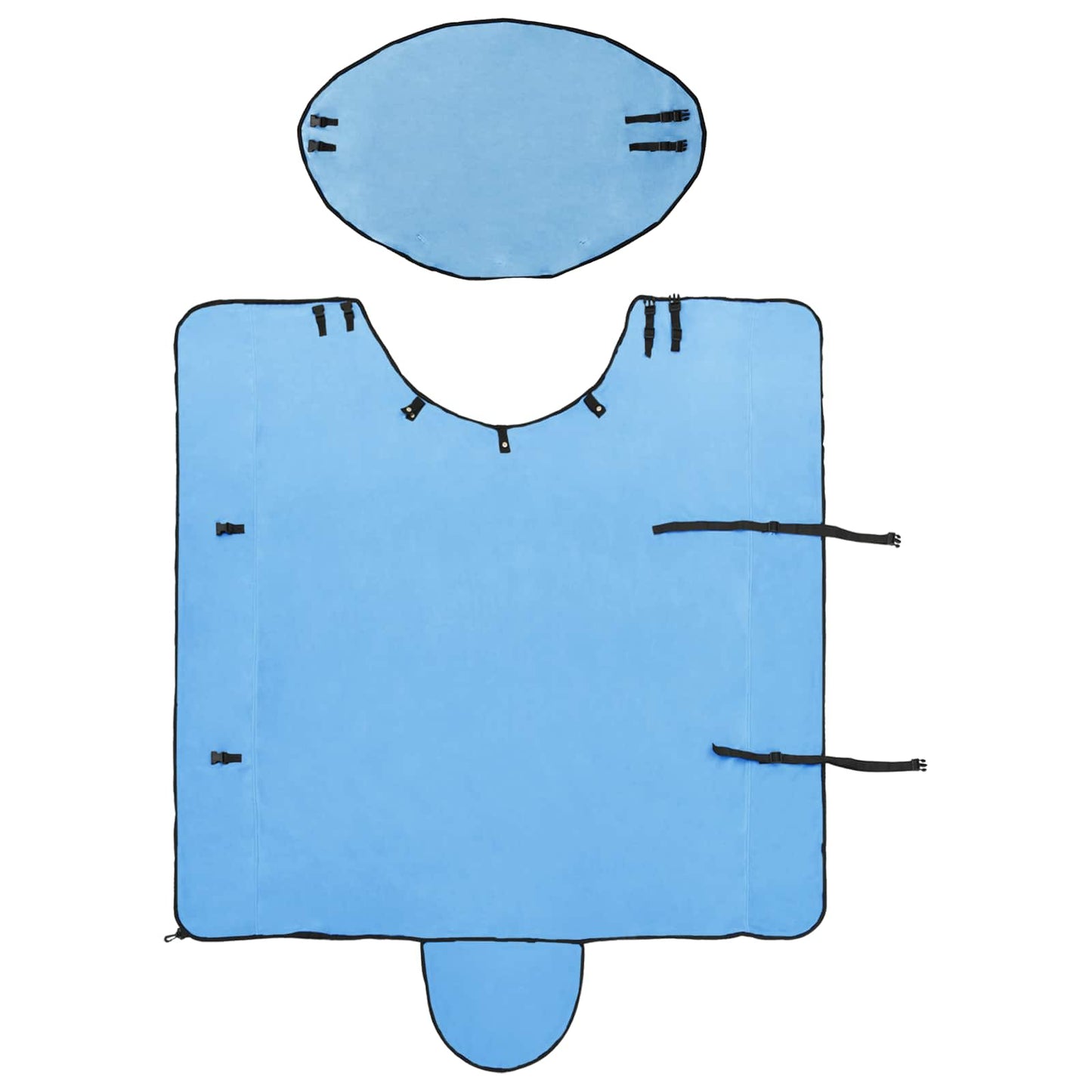 Hestepledd Full aqua 125 cm Polyester
