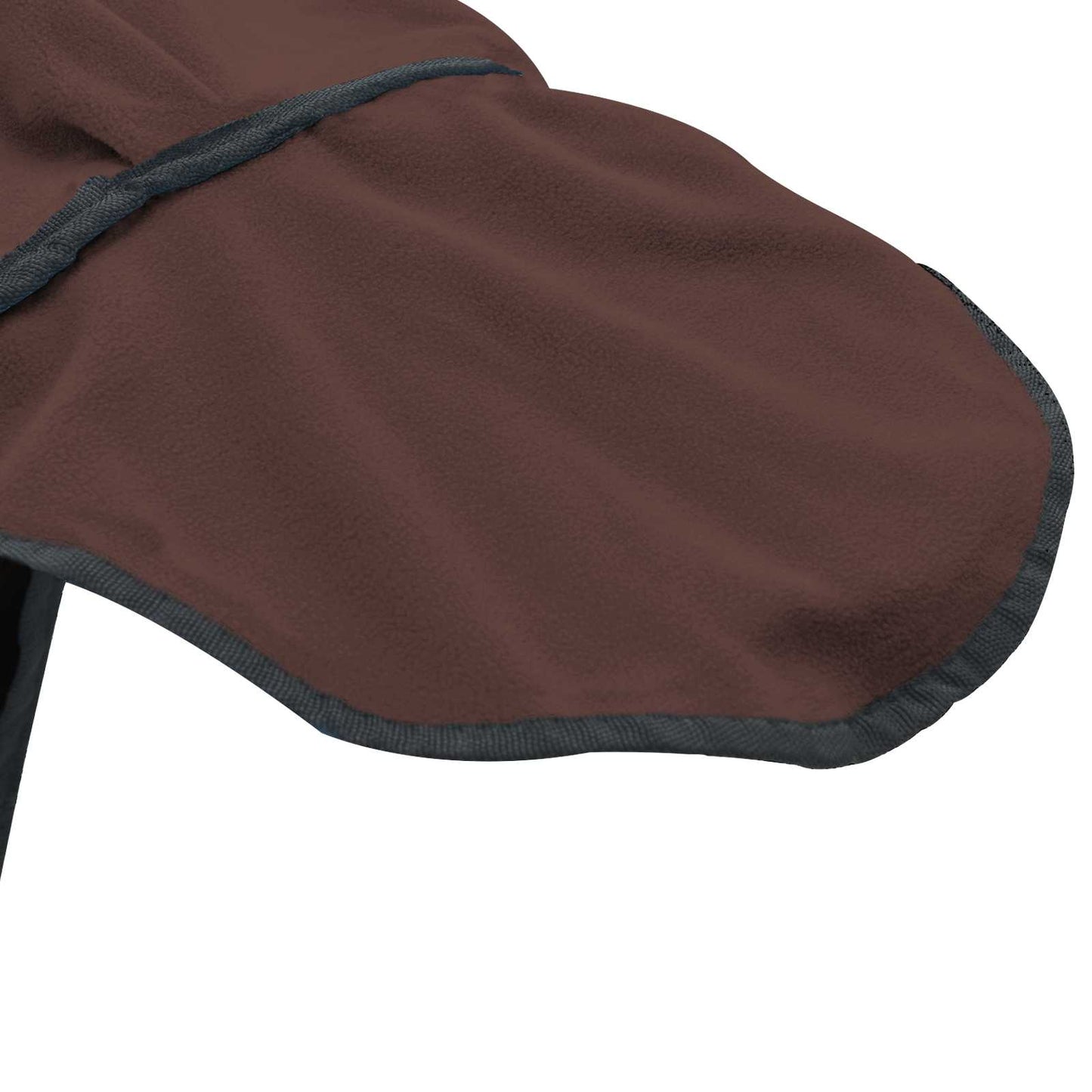 Hestepledd Helt mørk brun 125 cm Polyester