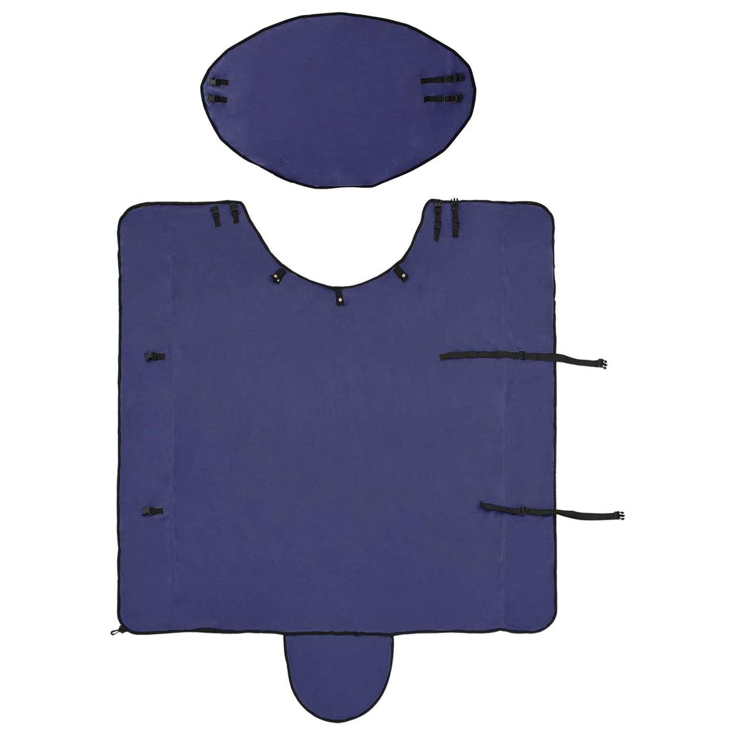 Hestepledd Marineblå 135 cm Polyester