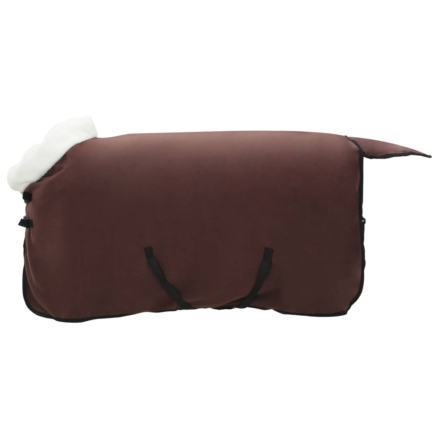 Hestepledd Helt mørk brun 105 cm Polar fleece