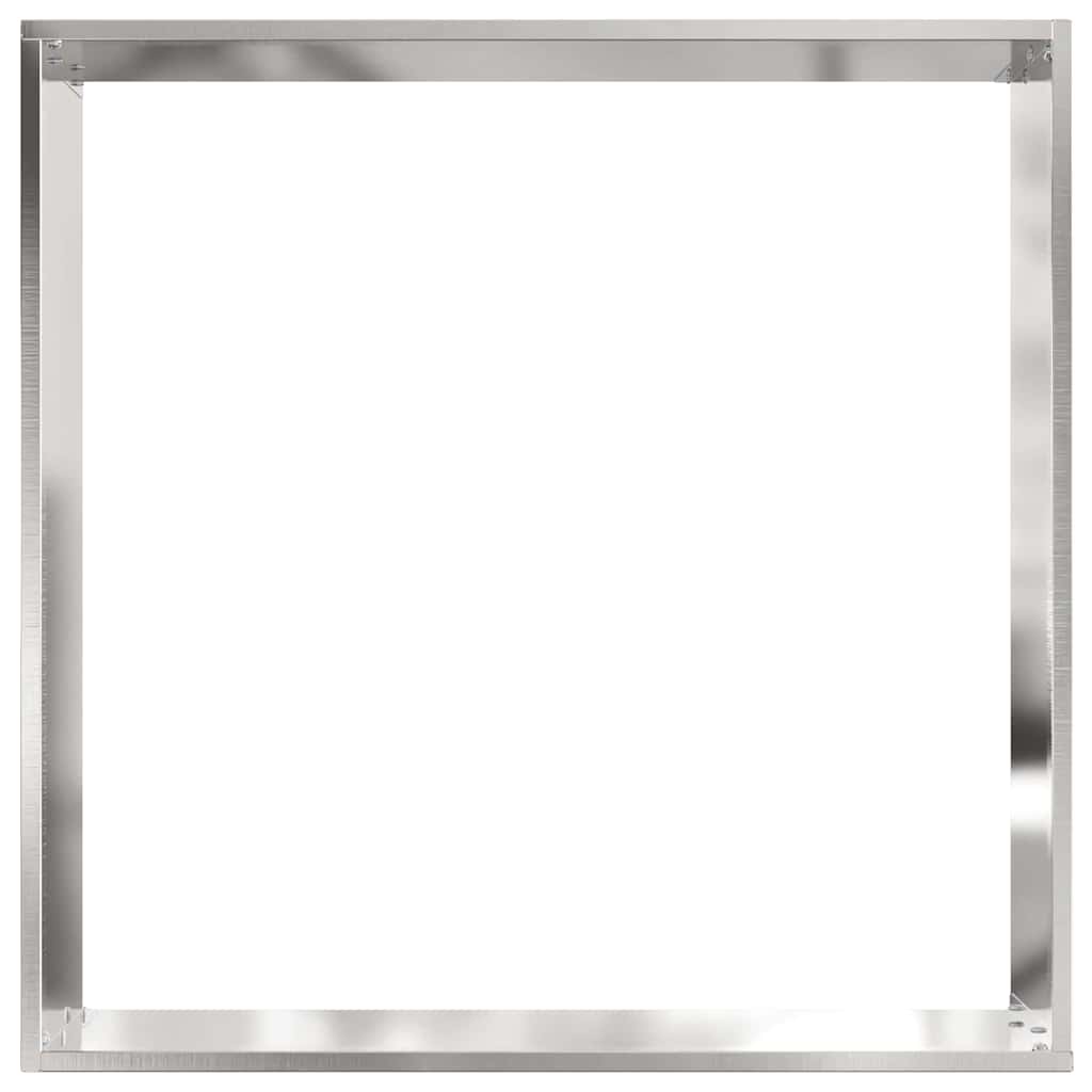 Gjerdekant 6 pcs sølv 50 x 50 x 13 cm Rustfritt Stål