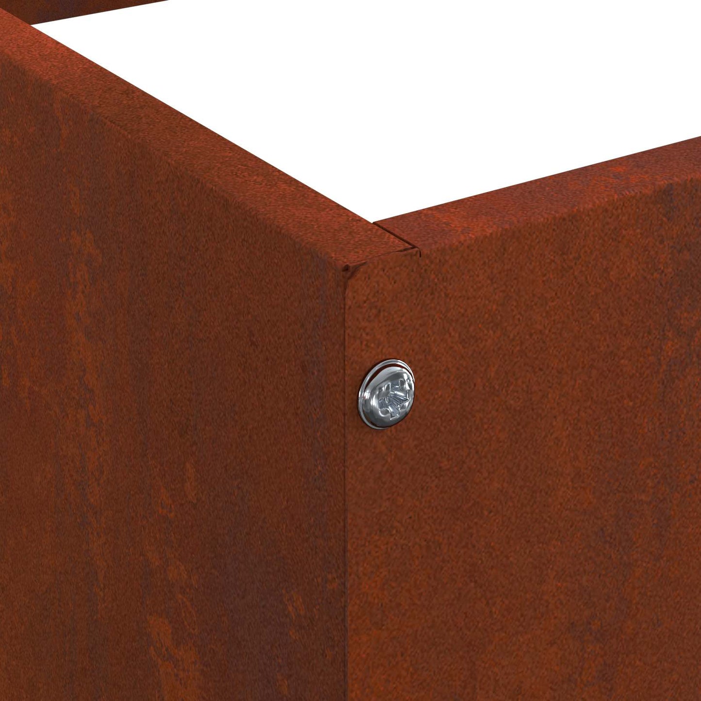 Gjerdekant 6 pcs Rusten 50 x 50 x 13 cm Cortenstål