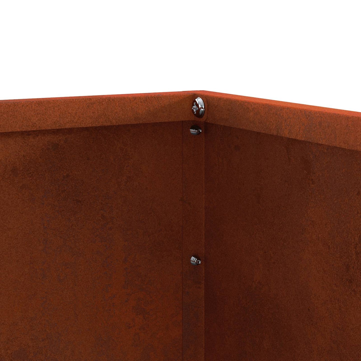 Gjerdekant 6 pcs Rusten 50 x 50 x 13 cm Cortenstål