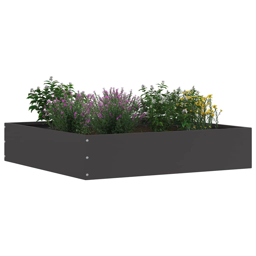 Gjerdekant 6 pcs Svart 60 x 60 x 13 cm Stål
