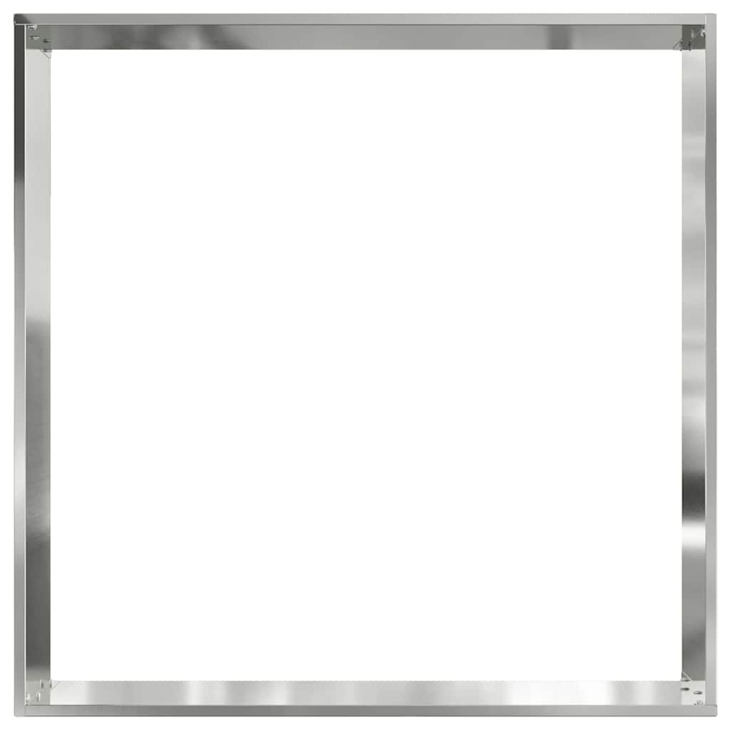 Gjerdekant sølv 60 x 60 x 13 cm Galvanisert Stål