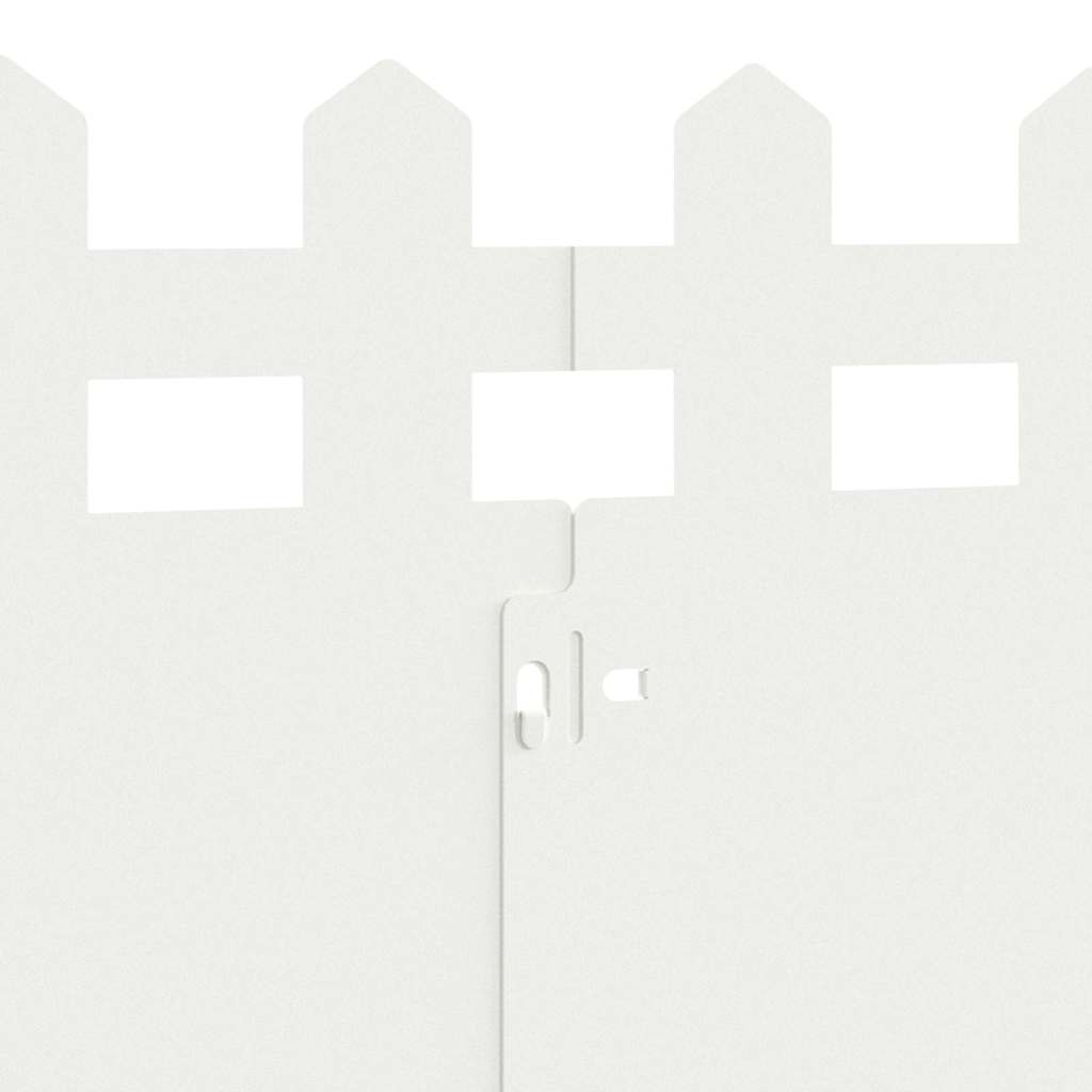 Plenkanter 10 pcs Hvit 103 x 0,05 x 22 cm Stål