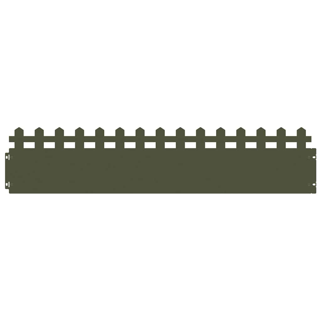 Plenkanter 30 pcs Olivengrønn 103 x 0,05 x 22 cm Stål