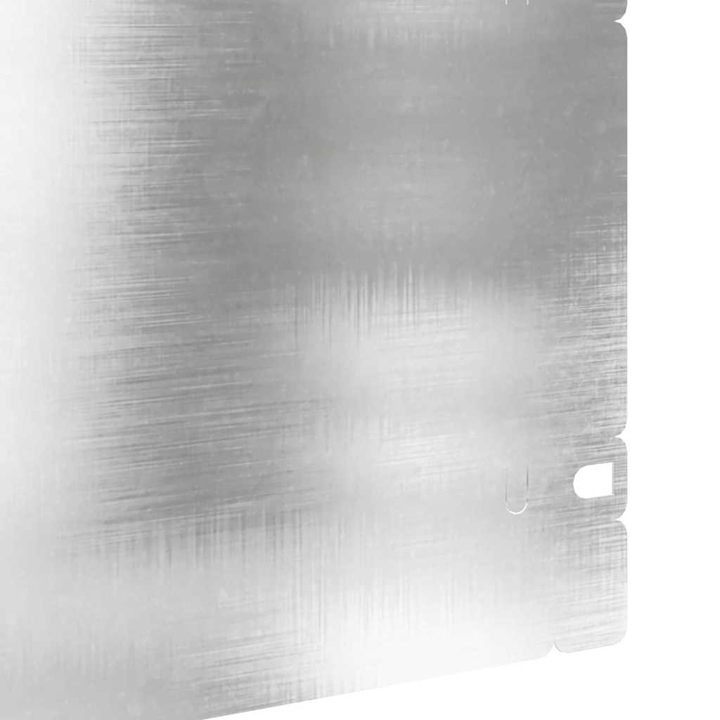 Plenkanter 10 pcs sølv 103 x 0,05 x 22 cm Rustfritt Stål