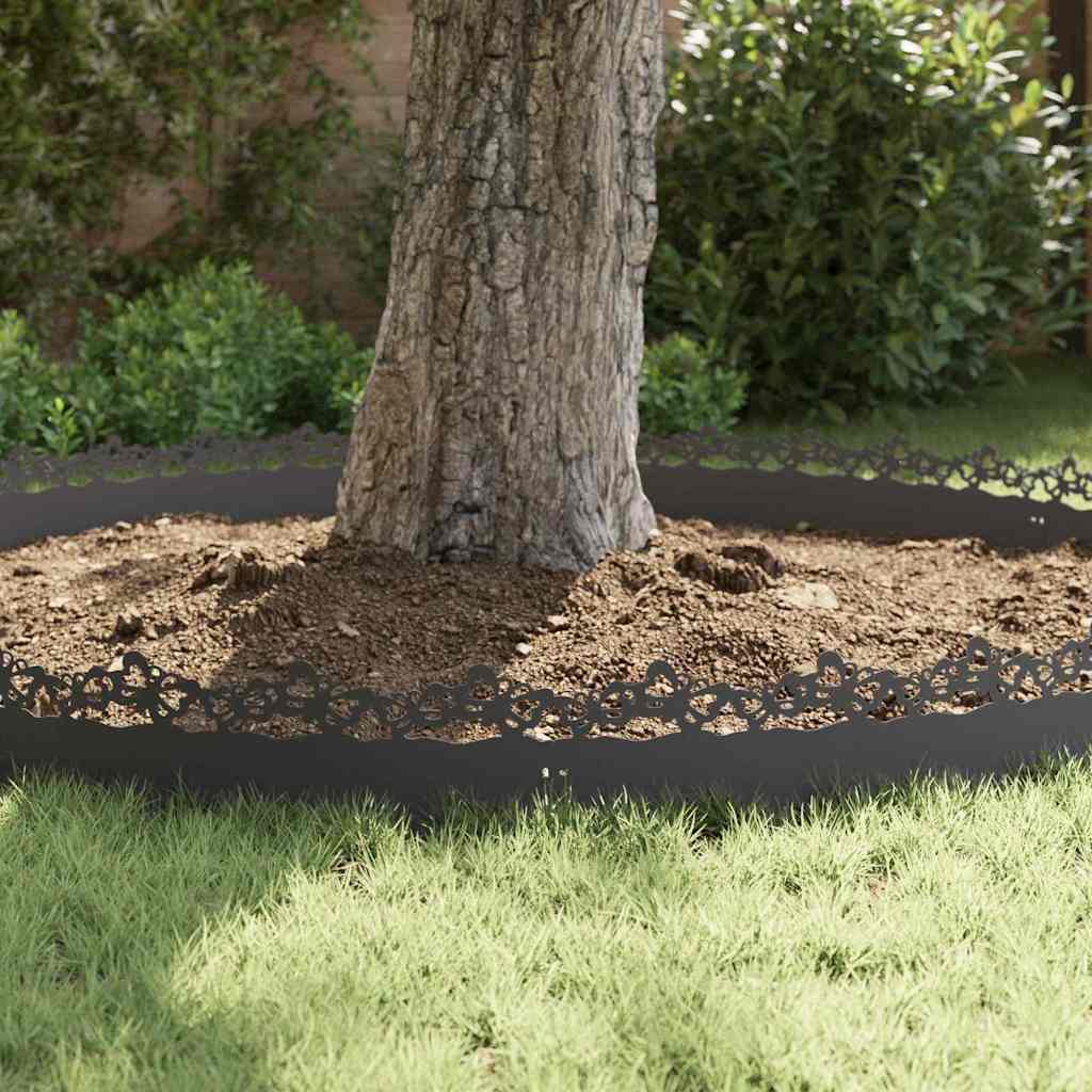 Plenkanter 20 pcs Svart 103 x 0,05 x 22 cm Stål