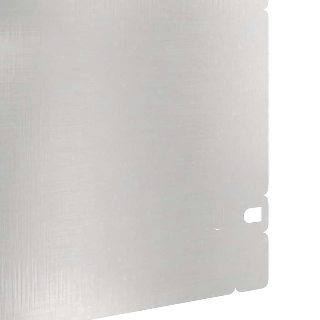 Plenkanter 20 pcs sølv 103 x 0,05 x 22 cm Rustfritt Stål