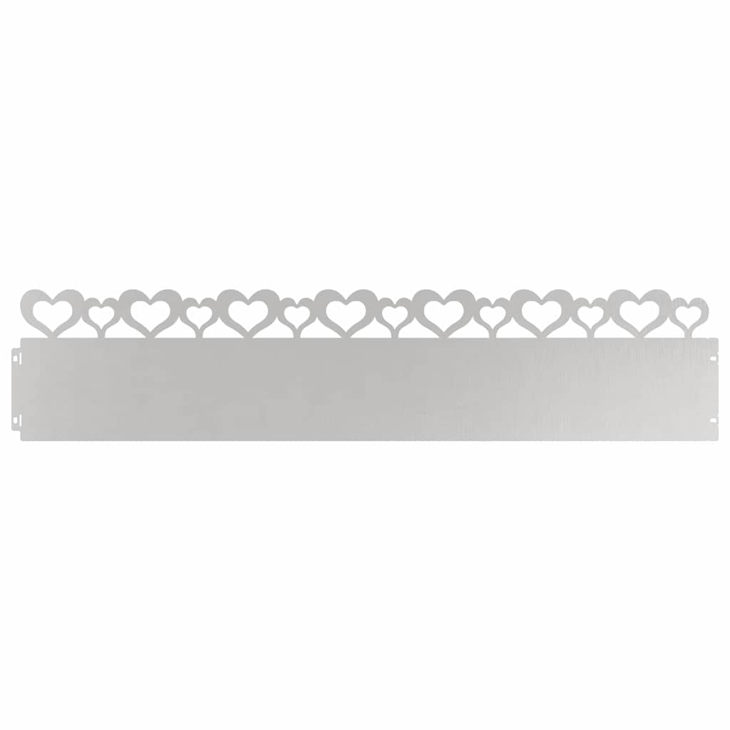 Plenkanter 20 pcs sølv 103 x 0,05 x 22 cm Rustfritt Stål