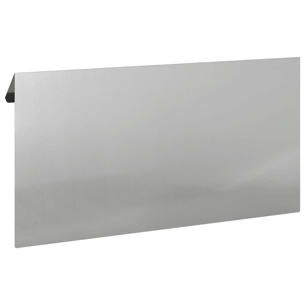 Sneglenett 4 pcs sølv 50 x 3,5 x 25 cm Galvanisert Stål