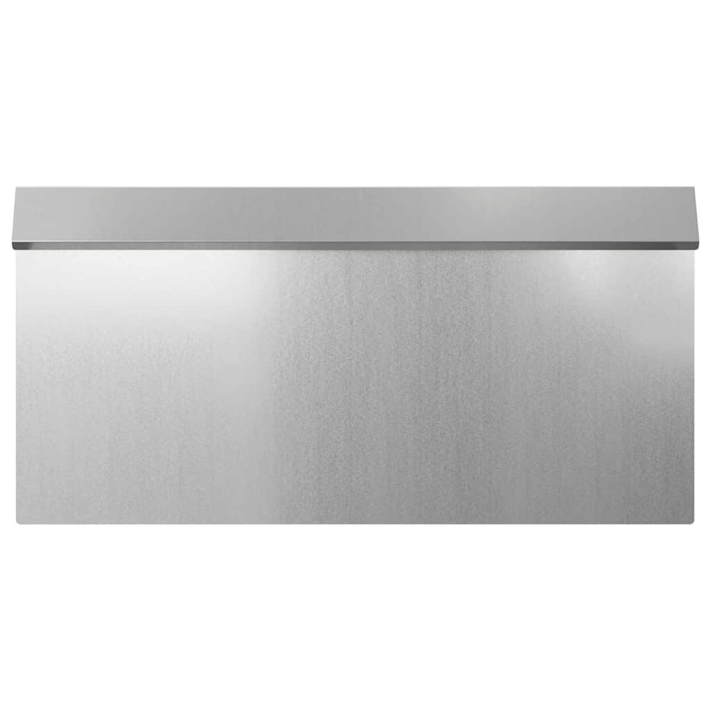Sneglenett 4 pcs sølv 50 x 3,5 x 25 cm Galvanisert Stål