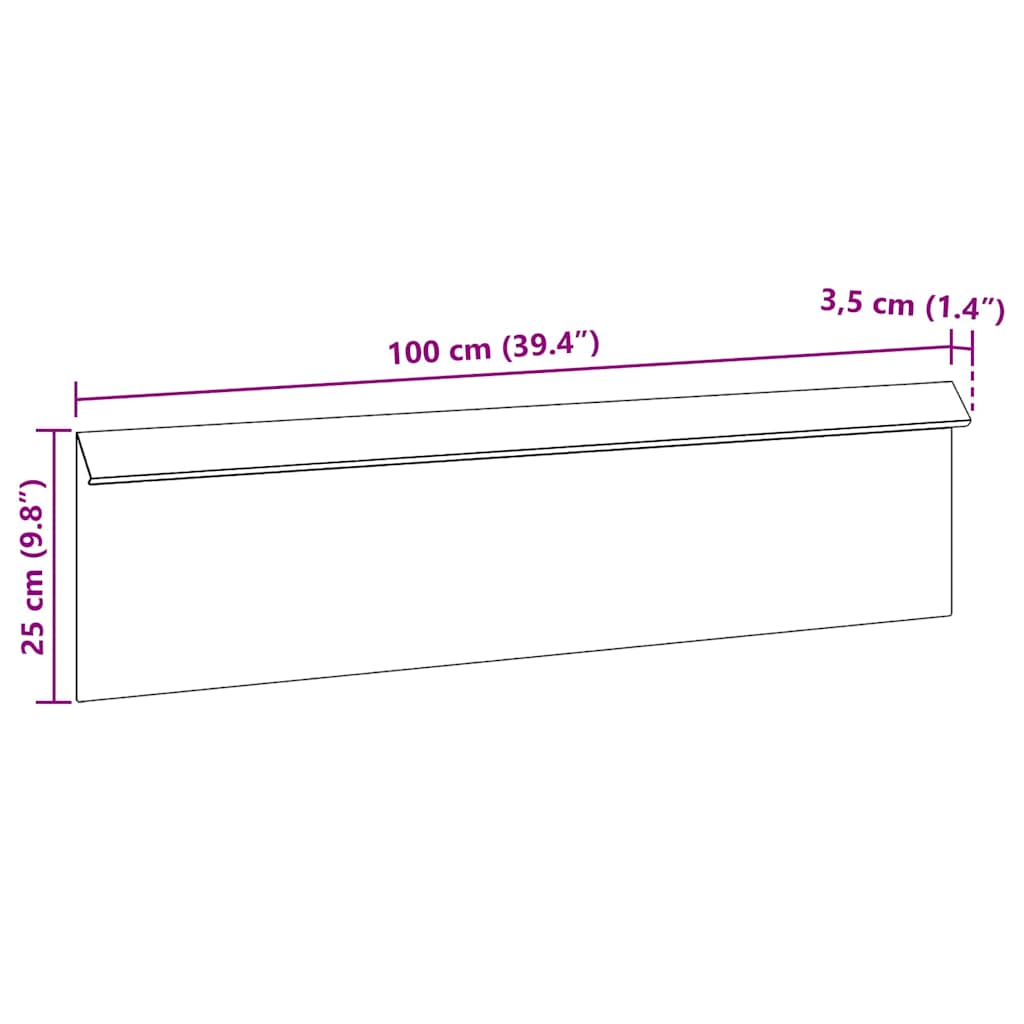 Sneglenett 4 pcs sølv 100 x 3,5 x 25 cm Rustfritt Stål
