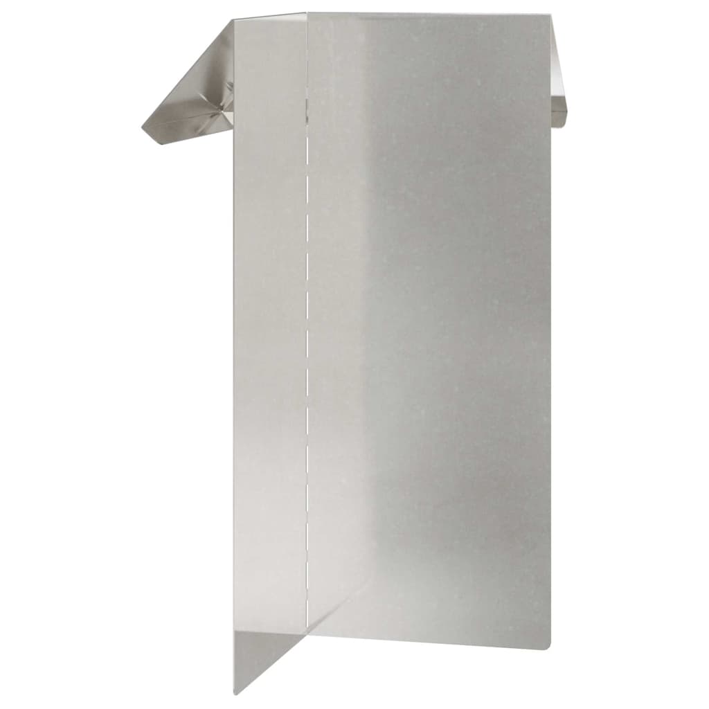 Sneglenett 4 pcs sølv 13,5 x 13,5 x 25 cm Rustfritt Stål