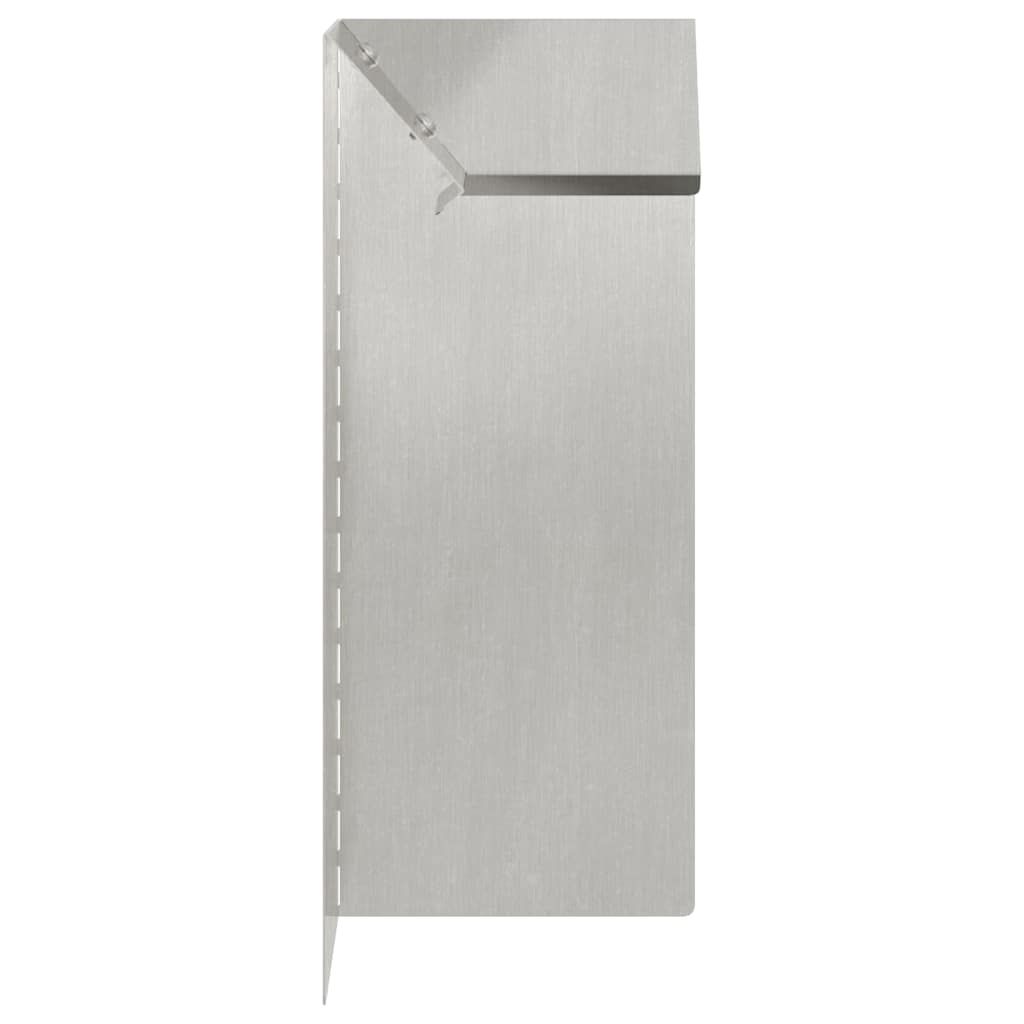 Sneglenett 4 pcs sølv 10 x 10 x 25 cm Rustfritt Stål