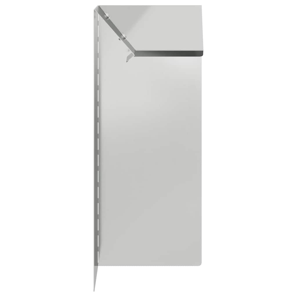 Sneglenett 4 pcs sølv 10 x 10 x 25 cm Galvanisert Stål