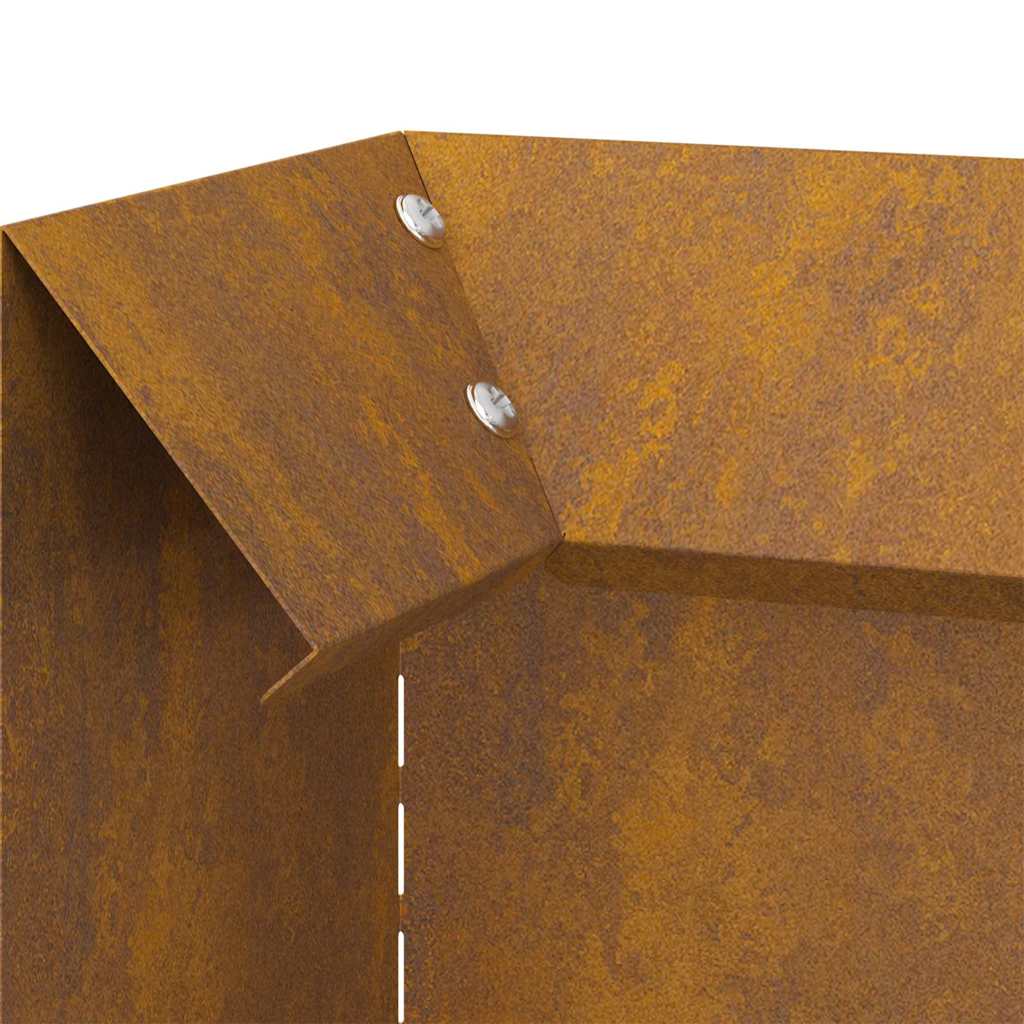Sneglenett 4 pcs Rusten 10 x 10 x 25 cm Cortenstål