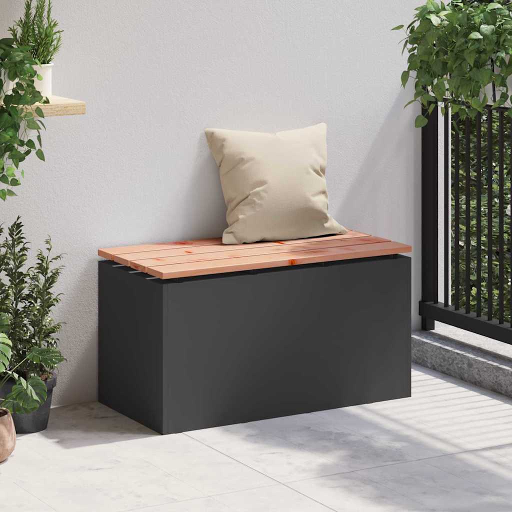 Hagebenk Svart 80 x 40 x 43 cm Stål