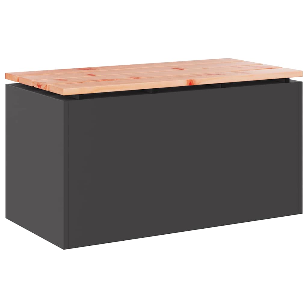 Hagebenk Svart 80 x 40 x 43 cm Stål