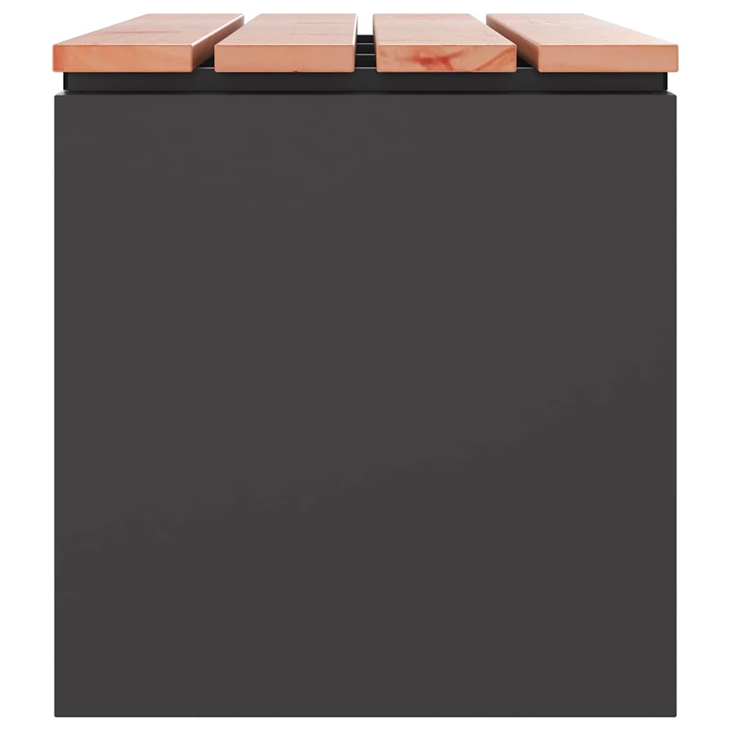 Hagebenk Svart 80 x 40 x 43 cm Stål