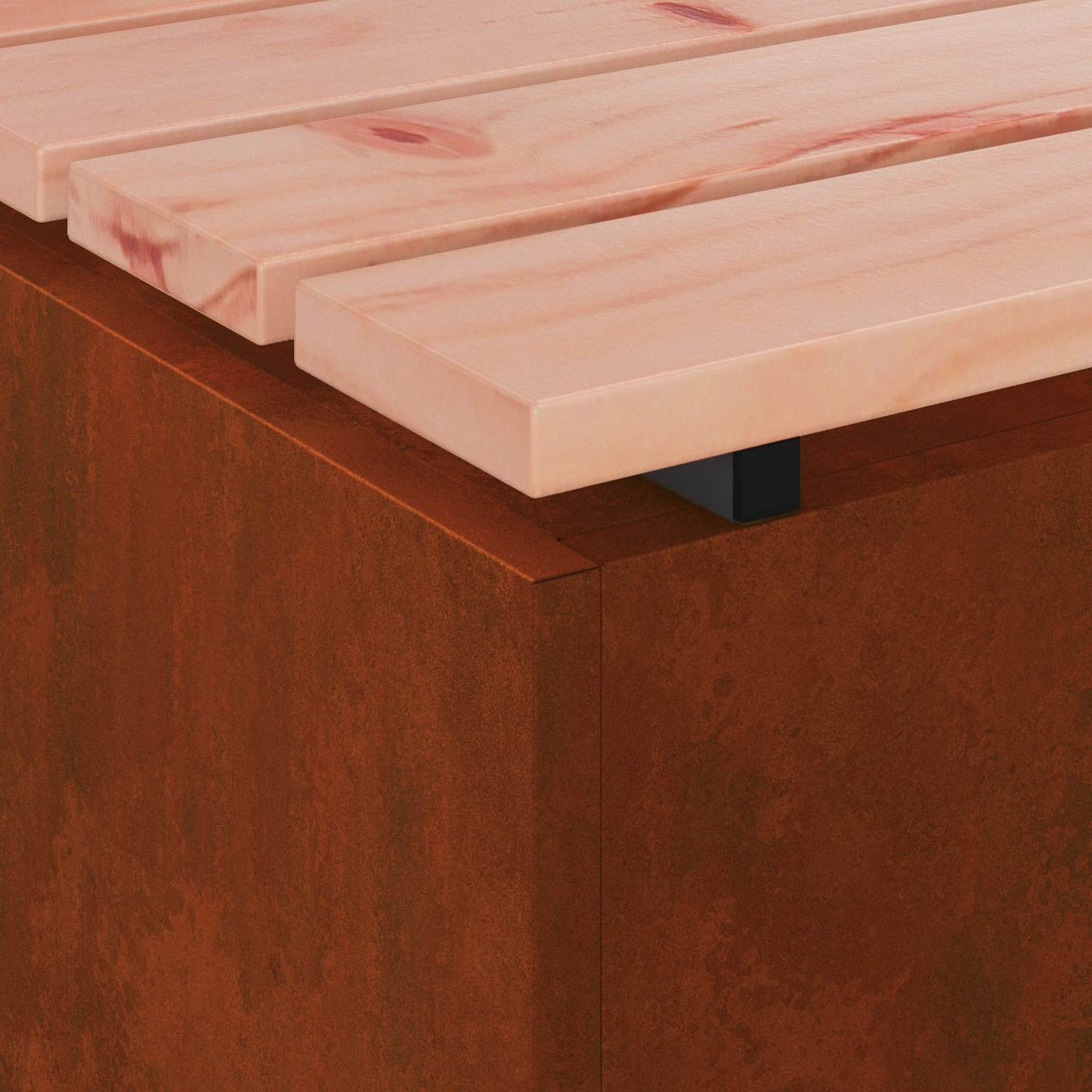Hagebenk Rusten 100 x 40 x 43 cm Cortenstål