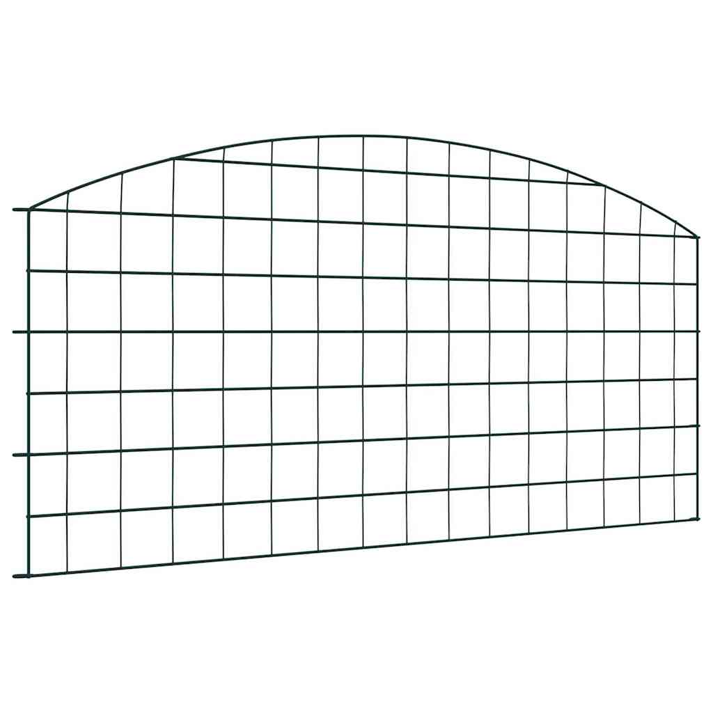 Damhegnsett 5 pcs grønn 100 x 50 cm Stål
