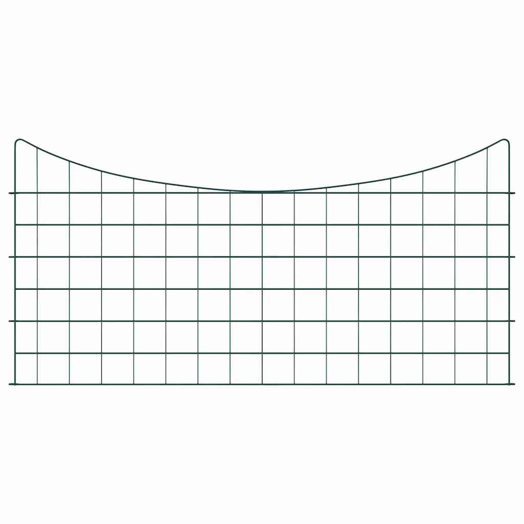 Damhegnsett 5 pcs grønn 100 x 50 cm Stål