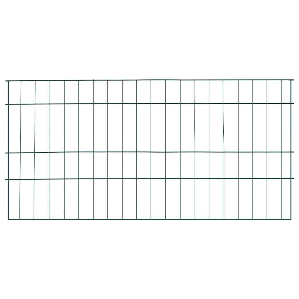 Damhegnsett 5 pcs grønn 100 x 50 cm Stål