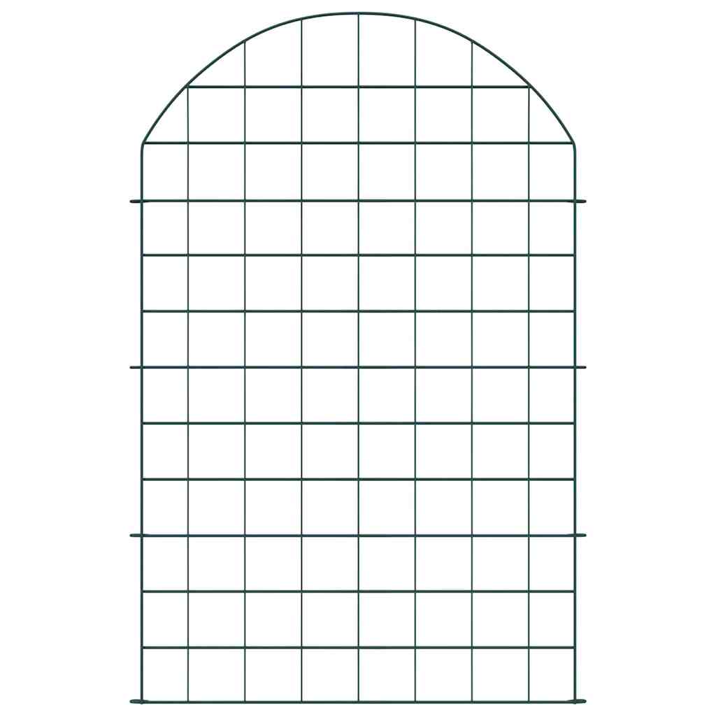 Damhegnsett 8 pcs grønn 50 x 80 cm Stål