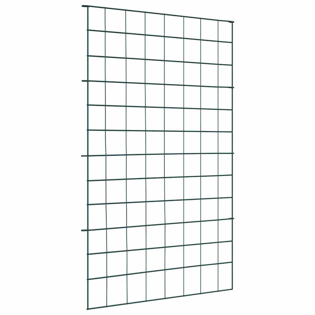Damhegnsett 8 pcs grønn 50 x 80 cm Stål