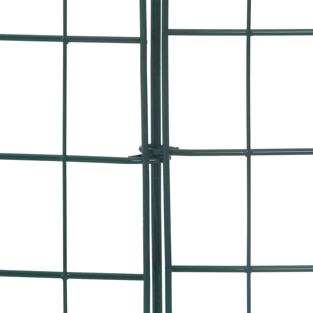 Damhegnsett 8 pcs grønn 50 x 80 cm Stål