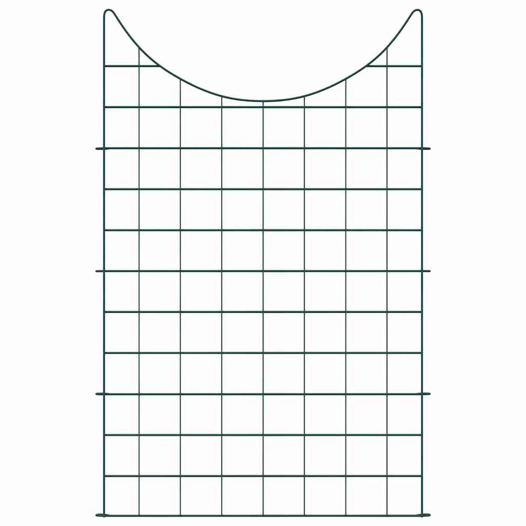 Damhegnsett 8 pcs grønn 50 x 80 cm Stål