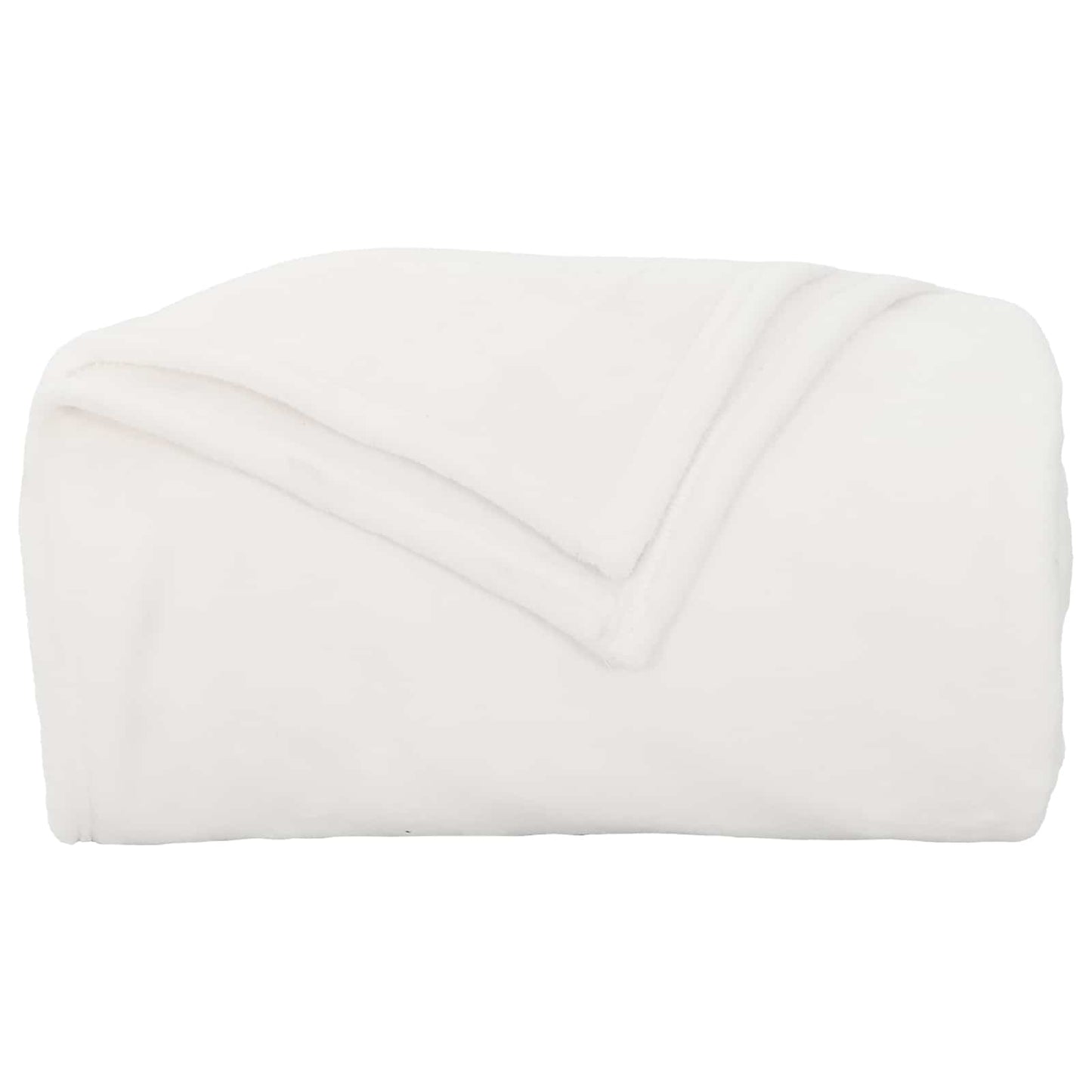 Kastteppe Hvit 150 x 200 cm Fleece