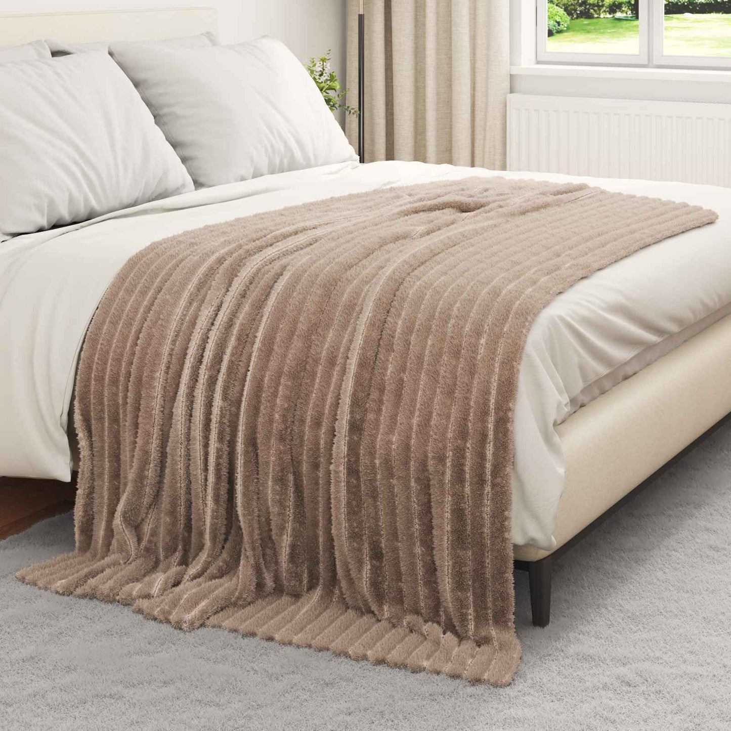 Kastteppe Kamel 200 x 150 cm Fleece