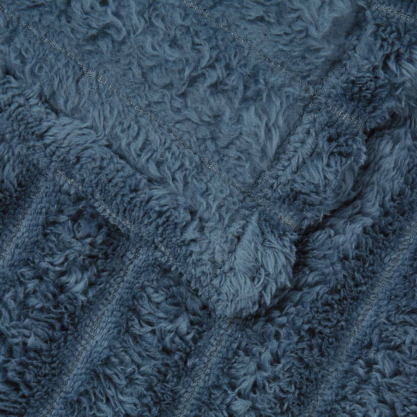 Kastteppe Marineblå 150 x 130 cm Fleece