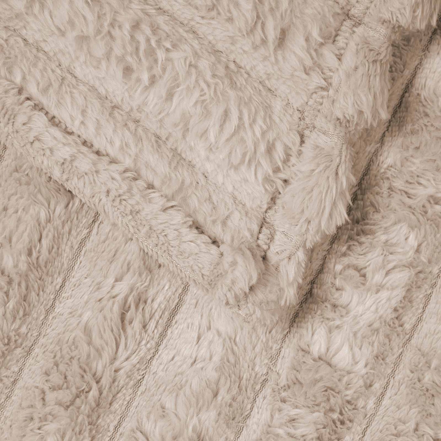 Kastepledd 6 pcs Beige 240 x 220 cm Fleece
