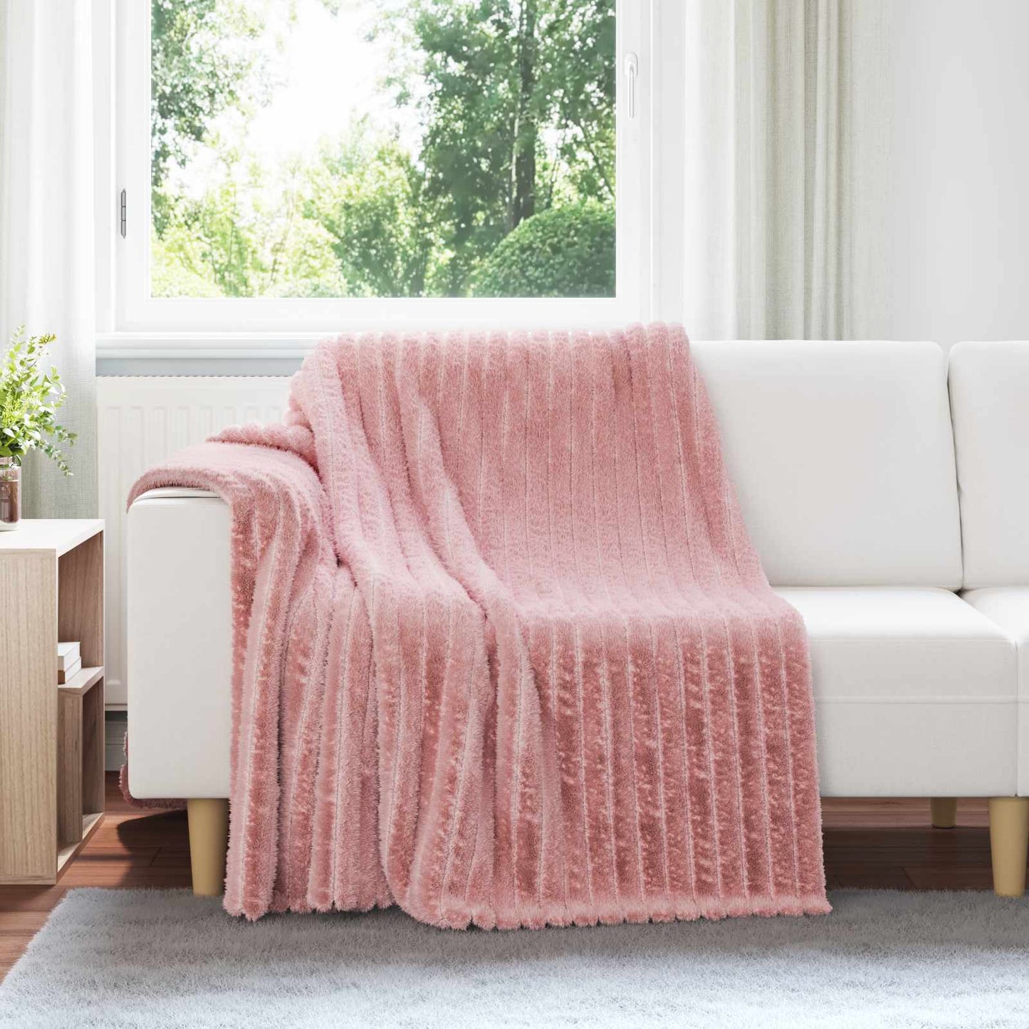 Kastepledd 6 pcs Rosa 200 x 150 cm Fleece