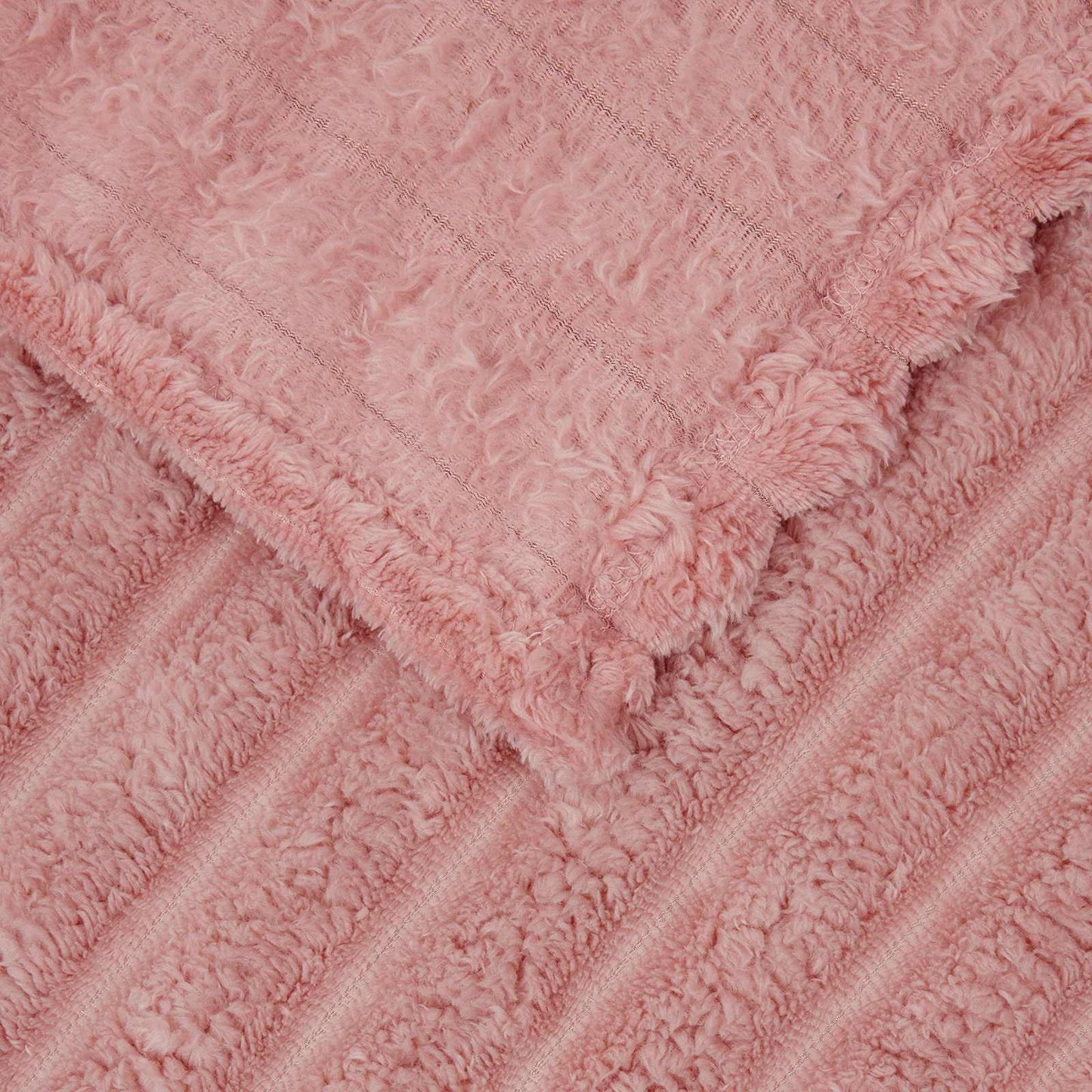 Kastepledd 6 pcs Rosa 240 x 220 cm Fleece vidaXL