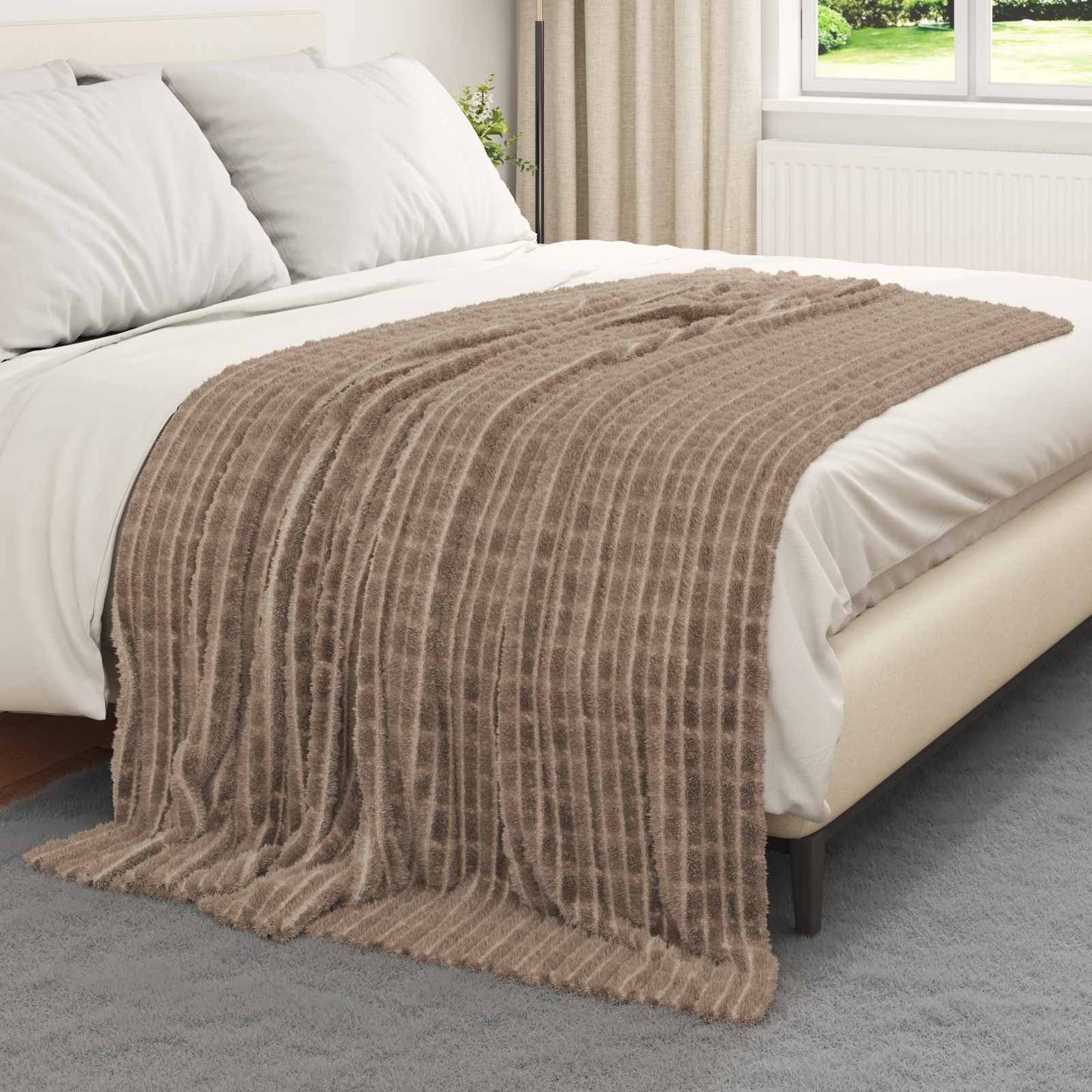 Kastteppe Kamel 200 x 150 cm Fleece