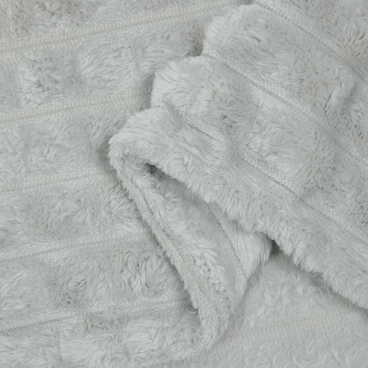 Kastepledd 6 pcs Grå 240 x 220 cm Fleece