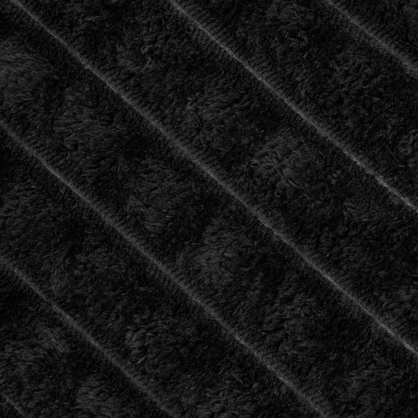 Kastepledd 6 pcs Svart 150 x 130 cm Fleece