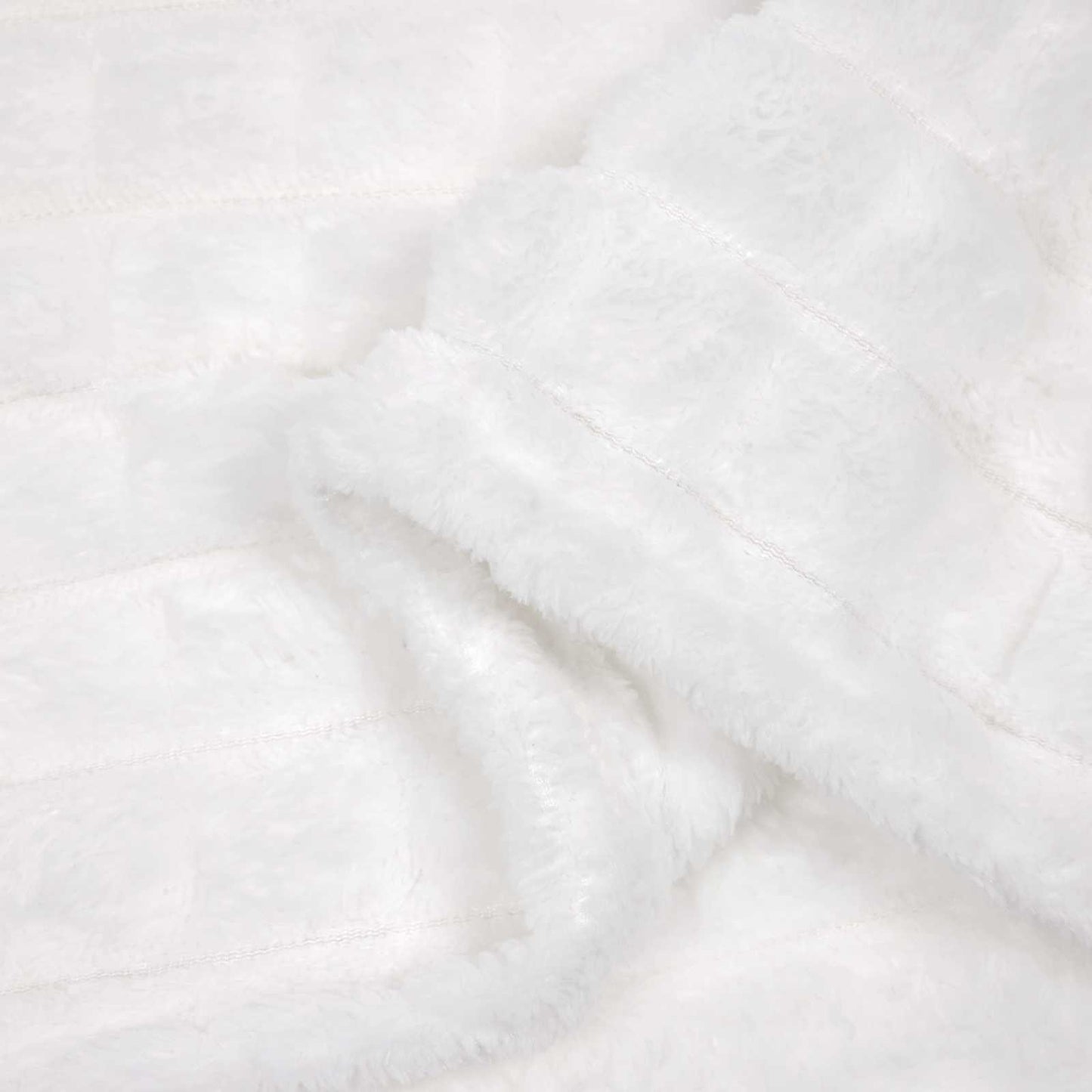 Kastepledd 6 pcs Hvit 200 x 150 cm Fleece
