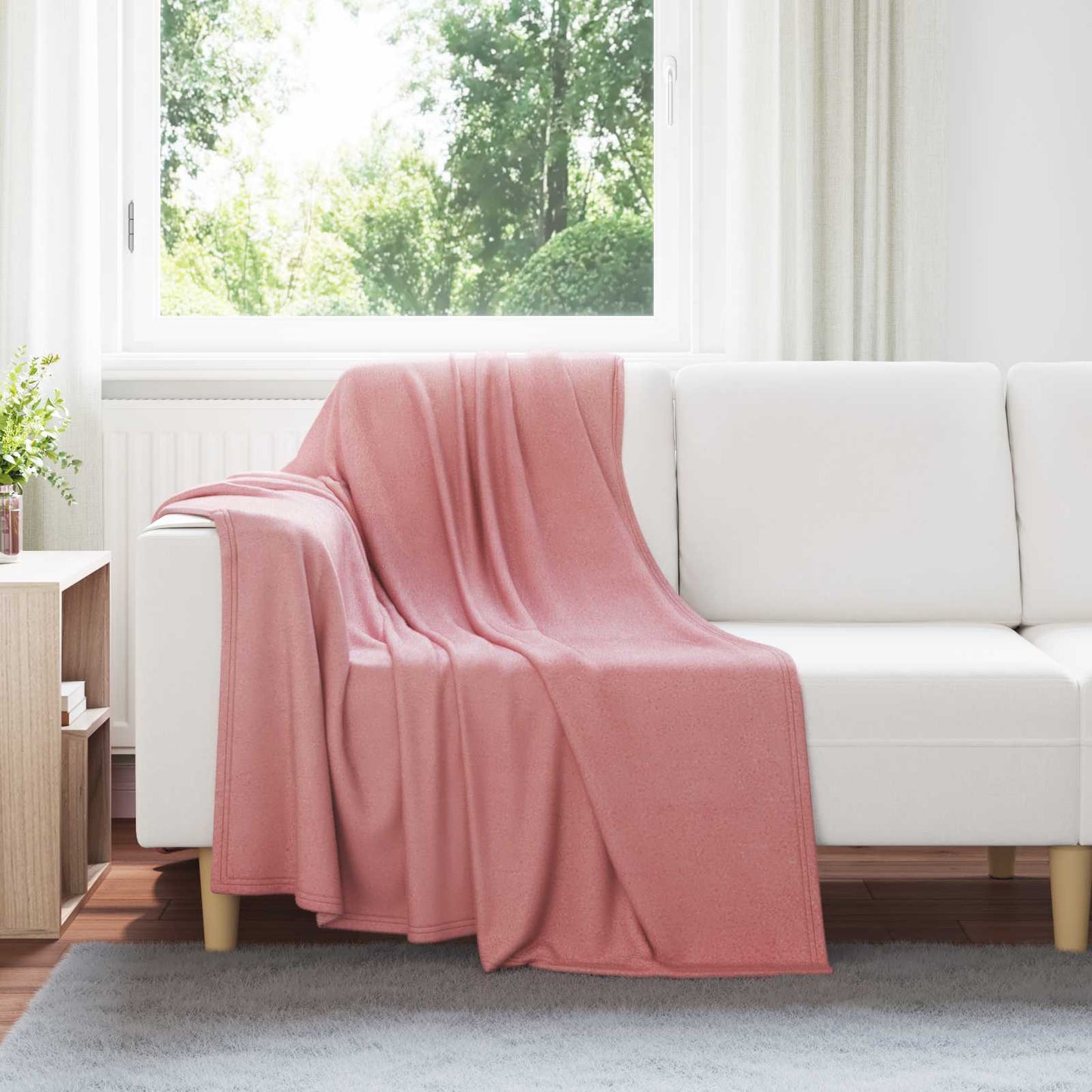 Kastepledd 6 pcs Rosa 170 x 130 cm Fleece