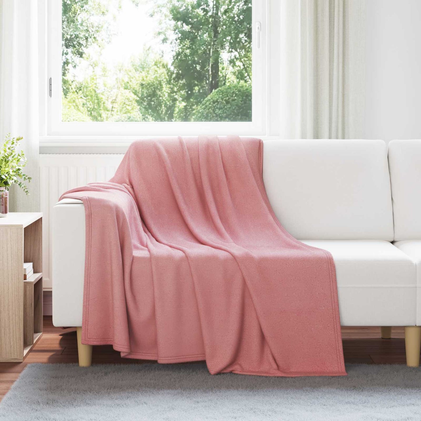 Kastepledd 6 pcs Rosa 200 x 150 cm Fleece