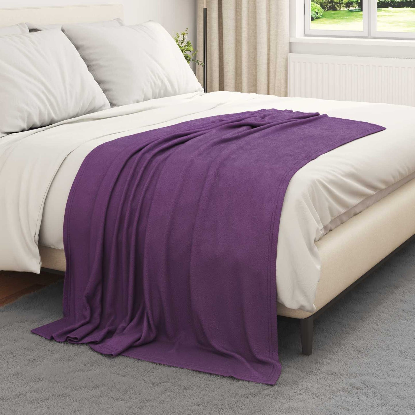 Kastepledd 24 pcs Lilla 170 x 130 cm Fleece